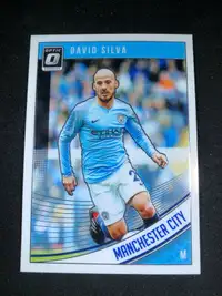 David Silva 2018-19 Panini Donruss Optic Soccer Manchester City