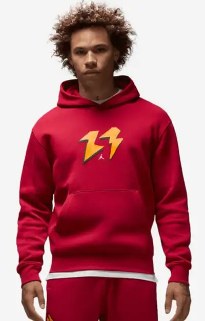 AIR JORDAN FLIGHT MVP CARDINAL PULLOVER HOODIE MEN'S SZ LARGE BRAND NEW IN BAG TAG ON *Check out my...