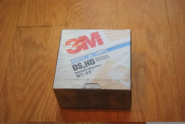 Brand New – 3M 3.5” Floppy Diskettes 1.44MB HD High Density Disk64634280482049120