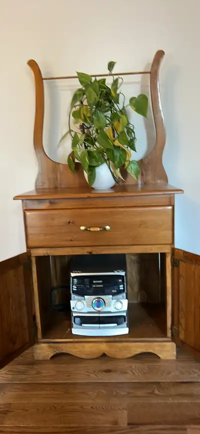 Wooden wash stand, View more