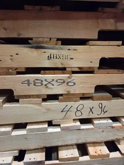 48x96 inch, 40x72 inch and other LARGE oversize wood pallets, View more
