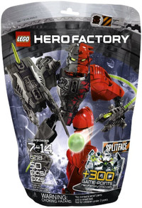 RARE LEGO HERO FACTORY SPLITFACE 6218 NEUF ET SCELLÉ 50 PIÈCES