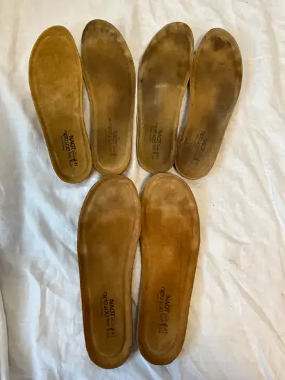 3 Pairs NAOT WOMENS FOOTBEDS Insoles EU 41 US L 10 Replacement, View more