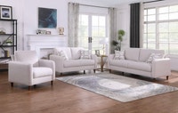 White Sofa Set | 3 Piece Living Room Furniture  City of Montréal Greater Montréal Preview