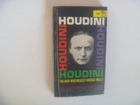 Houdini by William Lindsay Gresham (1970 Illustrated Paperback)