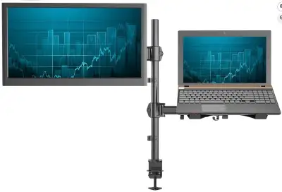 Support informatique double écran, View more
