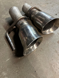 Stainless steel exhaust tips  2 3/4
