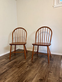 2 well made Denmark chairs 