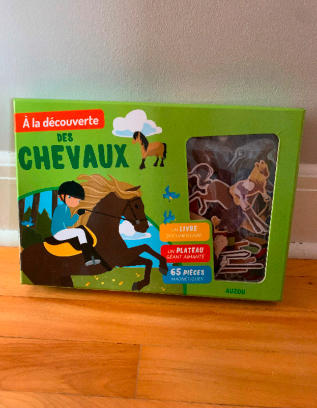 À la découverte des chevaux (coffret) in Toys & Games in Moncton