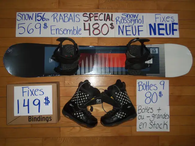 Plusieurs ensembles de snowboard planche a neige snow in Snowboard in Drummondville - Image 8