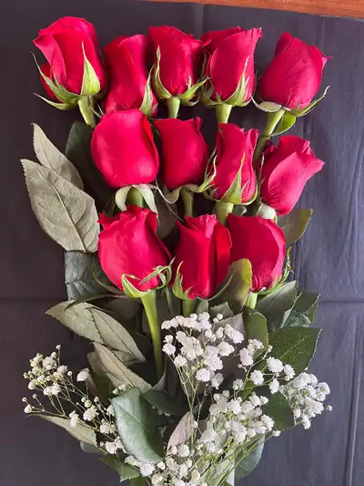 Roses bouquet Valentine’s gift $55, View more