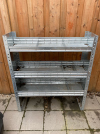 Metal shelf rack for van/truck