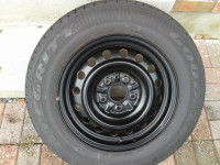 206 65 15 Goodyear spare summer tire on steel rim