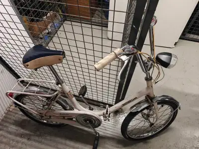 Vintage 1960s Motobecane folding bike, View more
