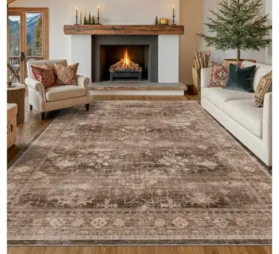 Brown 9x12 Living Room Rug - Vintage, View more
