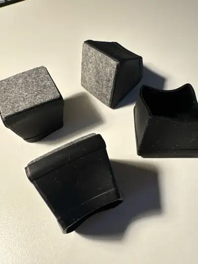 16Pcs Square Chair Leg Floor Protectors with Thickened Felt Pads, View more