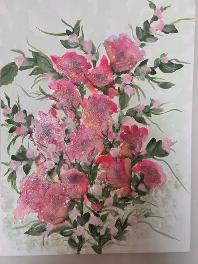 Hand painted acrylic paintings, all prints 18x24 Adjusted pricing for other sizes available Original...