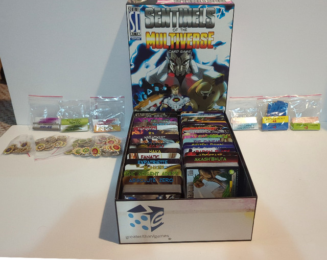 Sentinels Of The Multiverse Card Game + 2 Expansions in Toys & Games in Thunder Bay