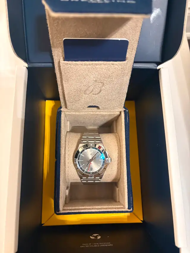 Breitling Chronomat 40 Brown Face with Stainless Steel A32398101628637346977311221