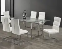 LIMMITED-TIME OFFER!! SALE ON 7-PIECE DINING SET- WHITE