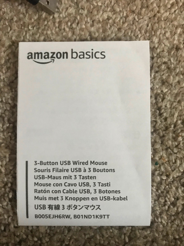 Amazon Basics 3 Button Mouse in Desktop Computers in Strathcona County - Image 4