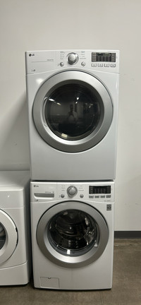 27” Washer and Dryer Set Front Load white