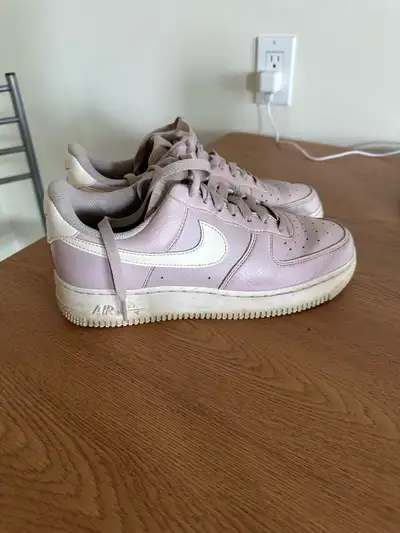 Nike Air Force 1s lilac sneakers , View more