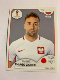 2018 PANINI FIFA WORLD CUP RUSSIA STICKER T. CIONEK #599 POLAND