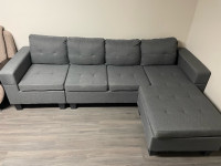 Sectional L shaped couch