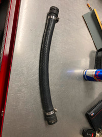 BMW E46 M3 silicone coolant hose for expansion tank relocation