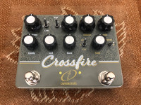 Crazy Tube Circuits Crossfire Double Overdrive Pedal - Mint