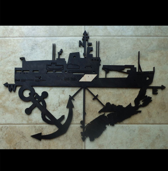 COAST GUARD COMPASS SIGN - Laser cut - Custom work available in Hobbies & Crafts in City of Halifax - Image 2