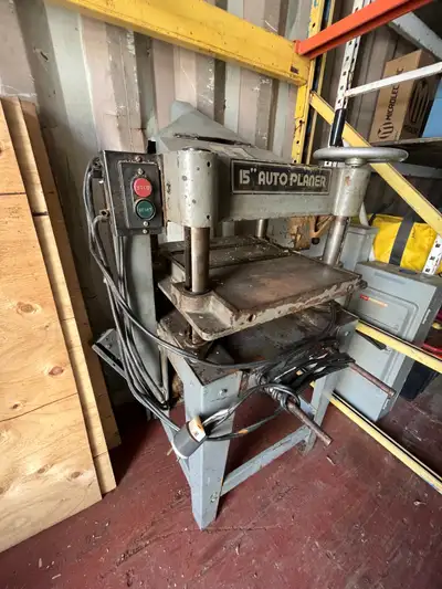 King model KC-380 15" industrial planer, 2 hp., View more