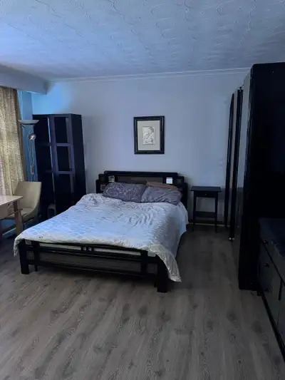 Large, bright, and fully furnished room available for rent, perfect for a single person or a couple....