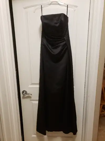 Black Grad Dress (size 10), View more