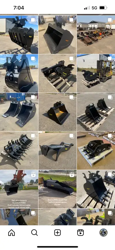 TNT Attachments 780-591-5199 Excavator Attachments Top quality Design Strength & Performance All Att...