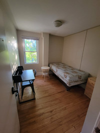 Bright rooms are available in a well-maintained building