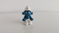  20157 Grouchy Smurf Figure Vintage Toy 