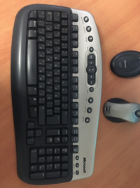 Microsoft - Wireless MultiMedia Keyboard and Mouse Set 1.0A