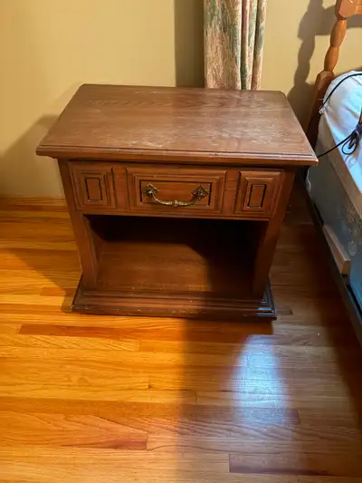 Nightstand - solid wood with KF stamp, View more