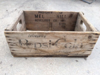 Vintage Mel Hill Pepsi Cola Crate