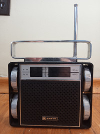 Rare Vintage 1970s Sanyo / Craig Panorama Radio - Works Great!