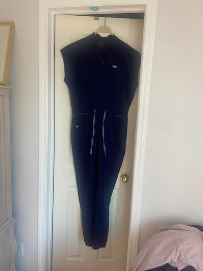 Navy fig scrub one piece size medium, View more
