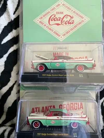 M2 COCA-COLA 1957 DODGE CUSTOM ROYAL LANCER CHASE 1/64, View more