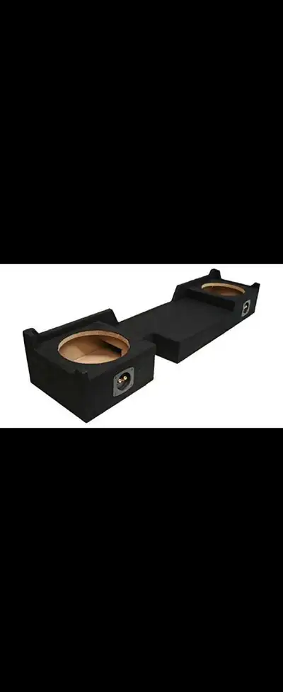 Professional sub box for 2004-2008 extended cab Ford f150. Fits 2 10" subs under the back seat. Has...