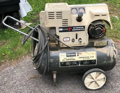 ✨ Compresseur " vintage " Craftsman Sears 17gal 2hp 230V , View more