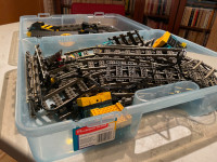 Train LEGO avec ensemble de rails