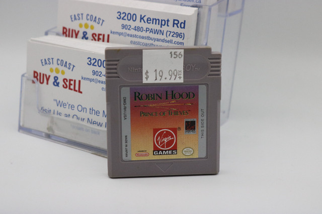 Robin Hood: Prince of Thieves for GameBoy (#156) in Older Generation in City of Halifax