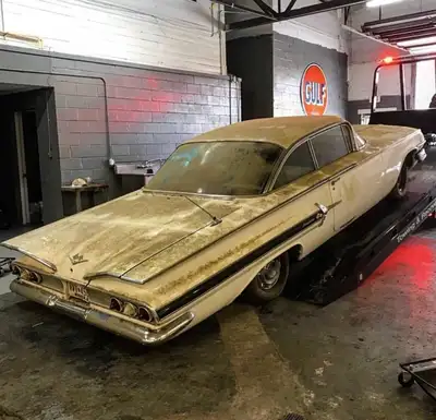 Hello kijiji, I'm looking to buy a Chevy impala or belair coupes or convertibles in Any condition fr...
