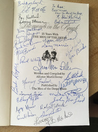 Cape Breton Men of the Deeps Signed by 30 Miners & Rita MacNeil